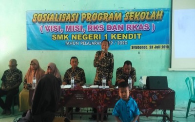 Sosialisasi Program Sekolah Tahun Pelajaran 2019/2020