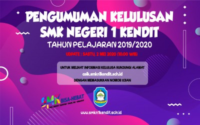 Pengumuman Kelulusan Kelas XII Tahun Pelajaran 2019/2020