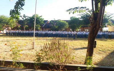 Apel Pertama di Tahun Ajaran 2019/2020 SMK Negeri 1 Kendit