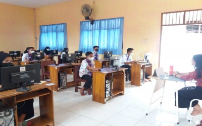 Pelaksanaan Asesmen Nasional Berbasis Komputer SMK Negeri 1 Kendit Tahun Pelajaran 2021/2022